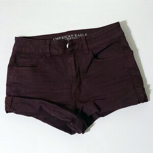 American Eagle Denim X Hi-Rise Shortie Size 6